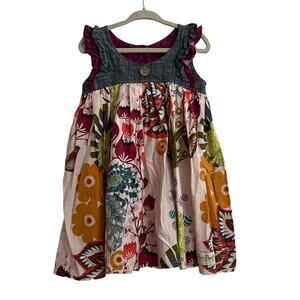 Plum Peachy Floral Dress